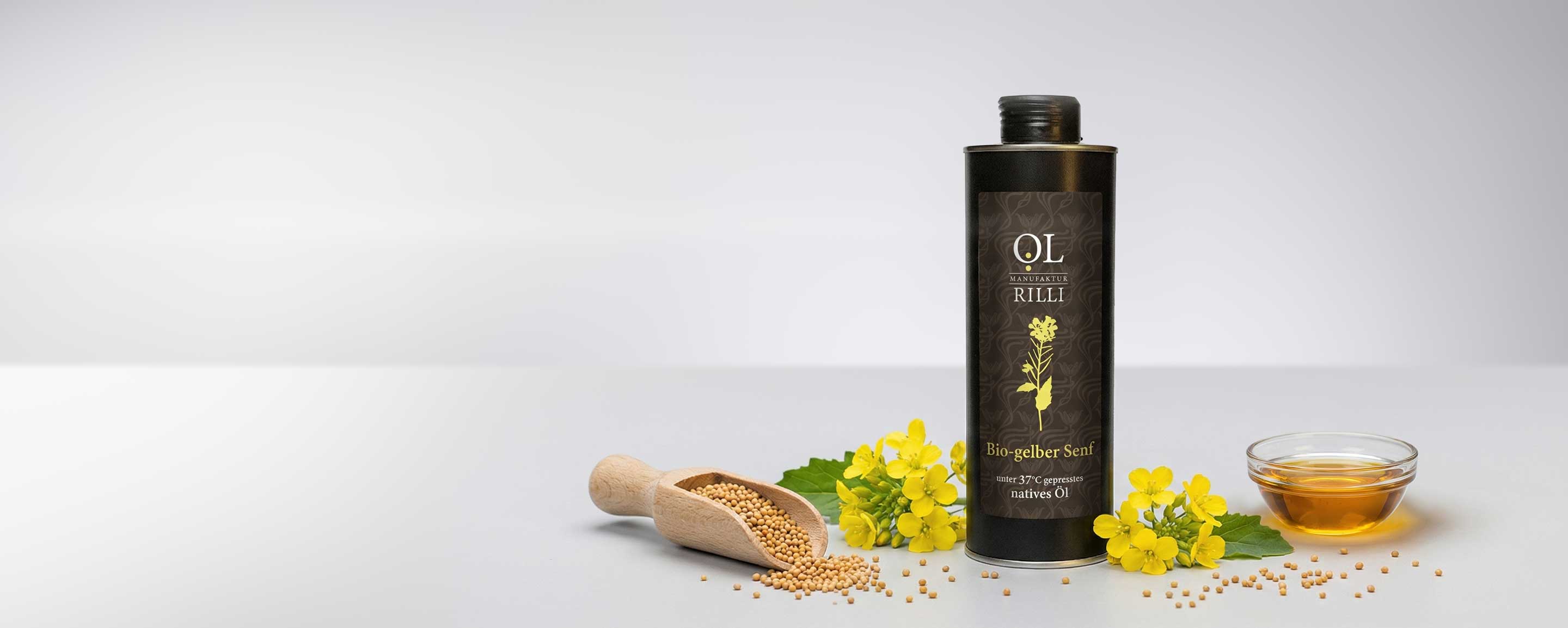 Senföl gelb von Rilli Ölmanufaktur