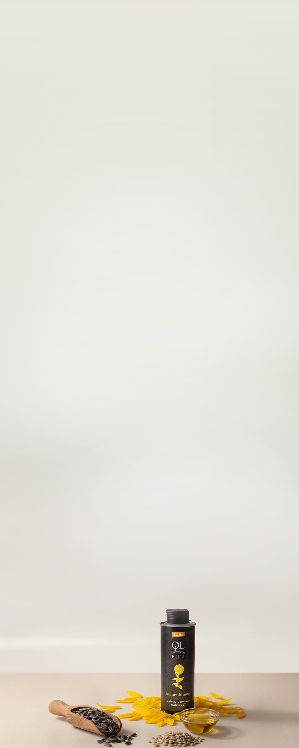 Sonnenblumenöl für die kalte Küche von Ölmanufaktur von Rilli